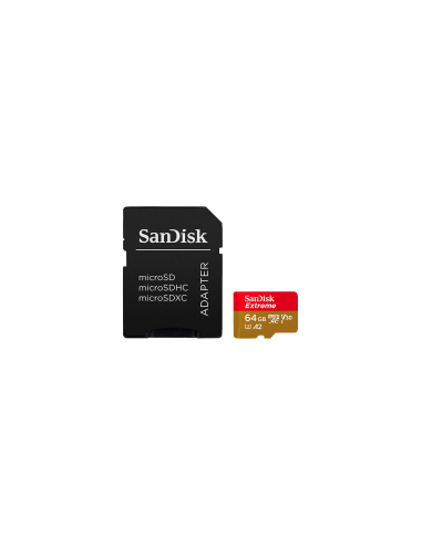 SANDISK Extreme microSDXC 64GB + SD...